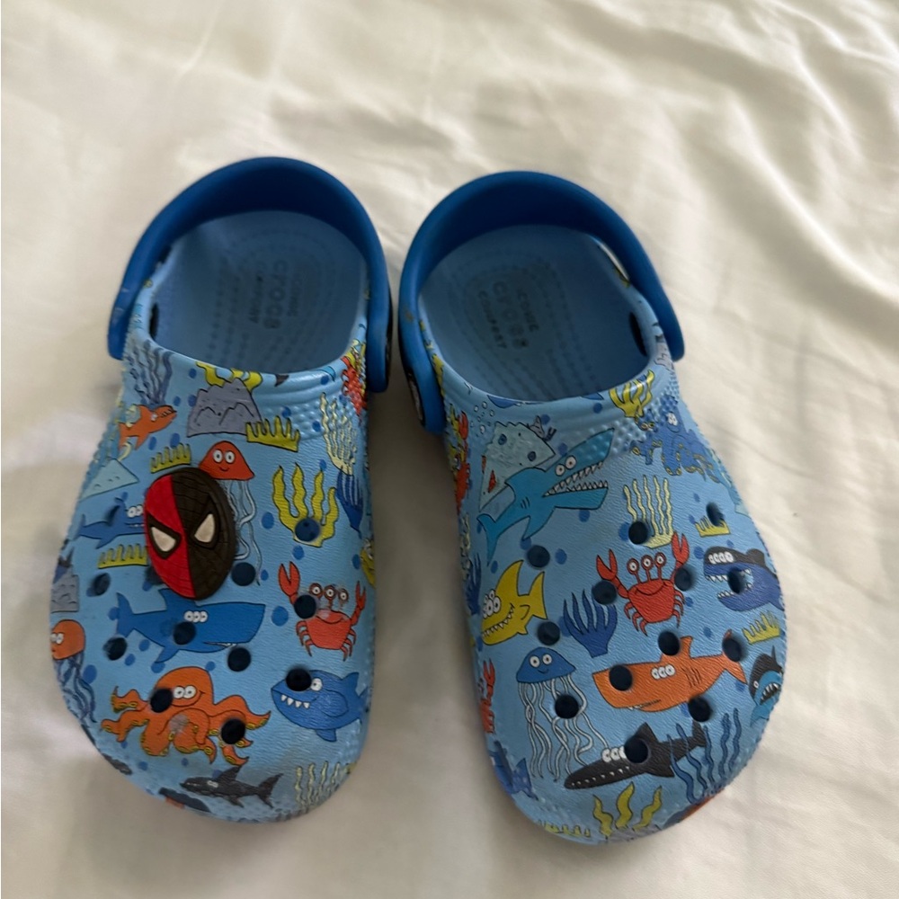 Crocs Toddler “under The Sea” Size 10